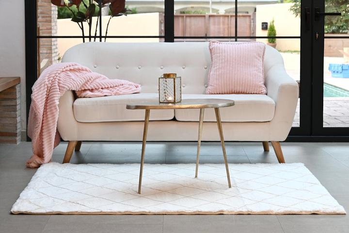 Produktbild DKD Home Decor Decke 150 x 200 x 2 cm Rosa Skandinavisch (150 x 200 cm)