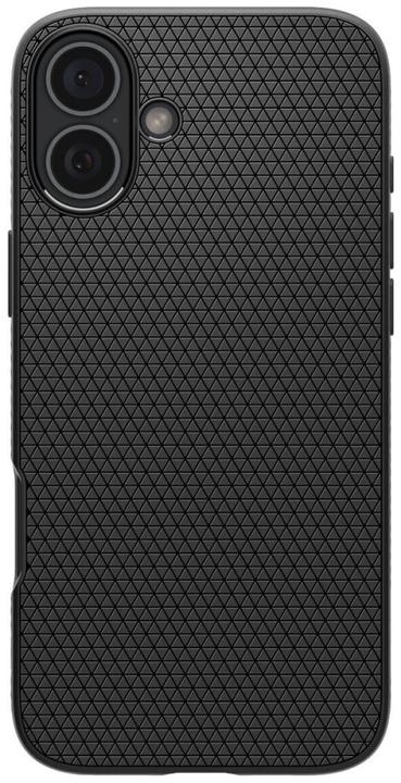 Actual product image Spigen Liquid Air iPhone 16 Plus czarny/matte black ACS08066 (Apple iPhone 16 Plus)