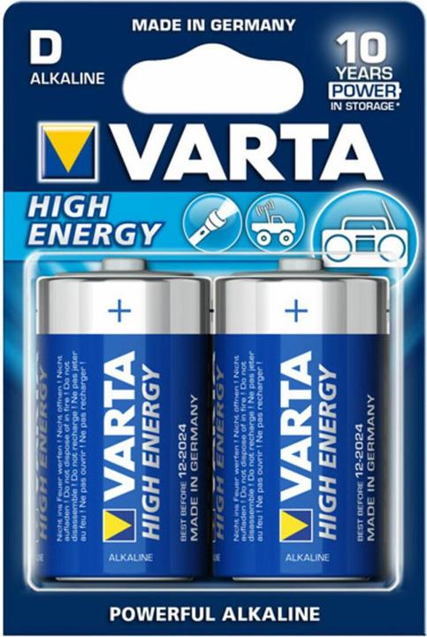 Produktbild Varta LONGLIFE Power (2 Stk., D, 16500 mAh)