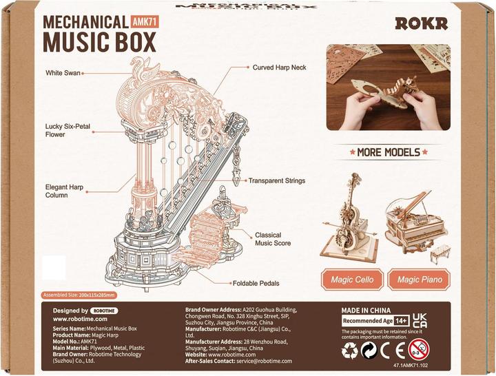 Produktbild Robotime Magic Harp