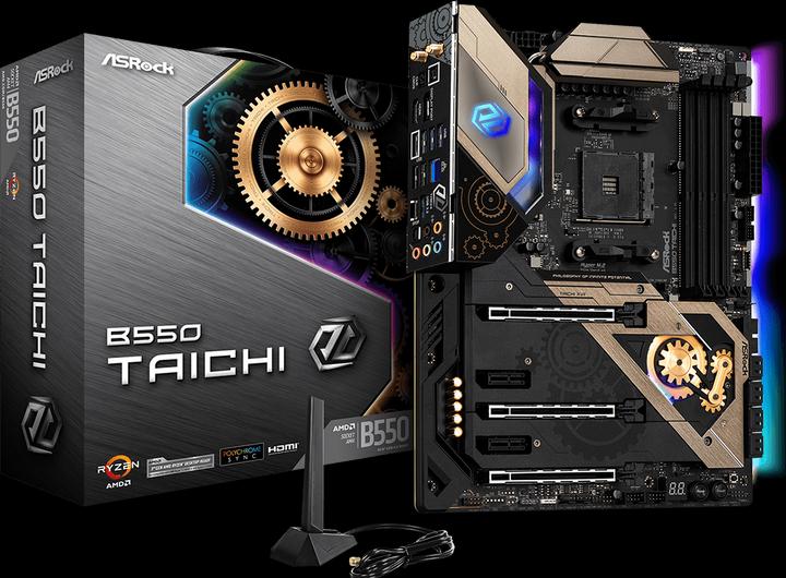Actual product image AsRock B550 Taichi (AM4, AMD B550, ATX)