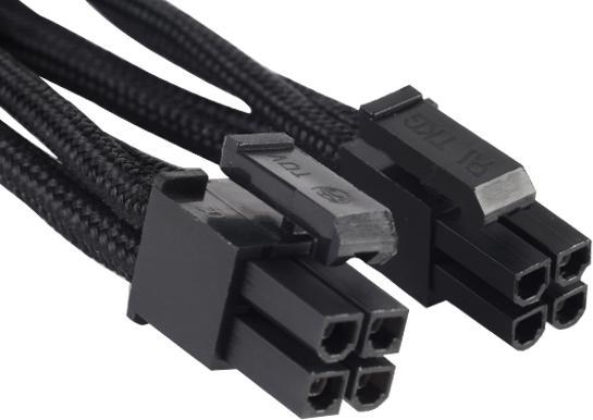Actual product image Silverstone 4+4-ATX/EPS cable for modular power supplies