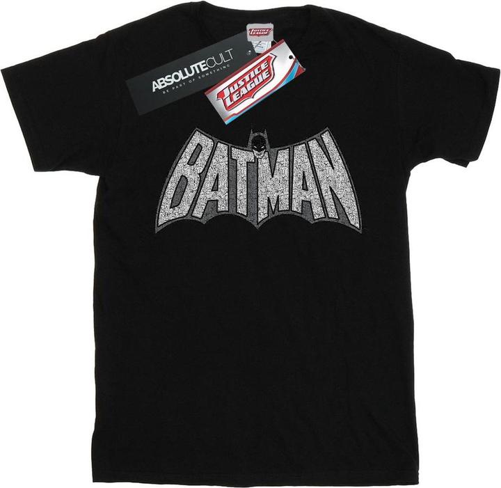 Image du produit - T-shirt BATMAN RETRO CRACKLE LOGO - Homme (XXL)