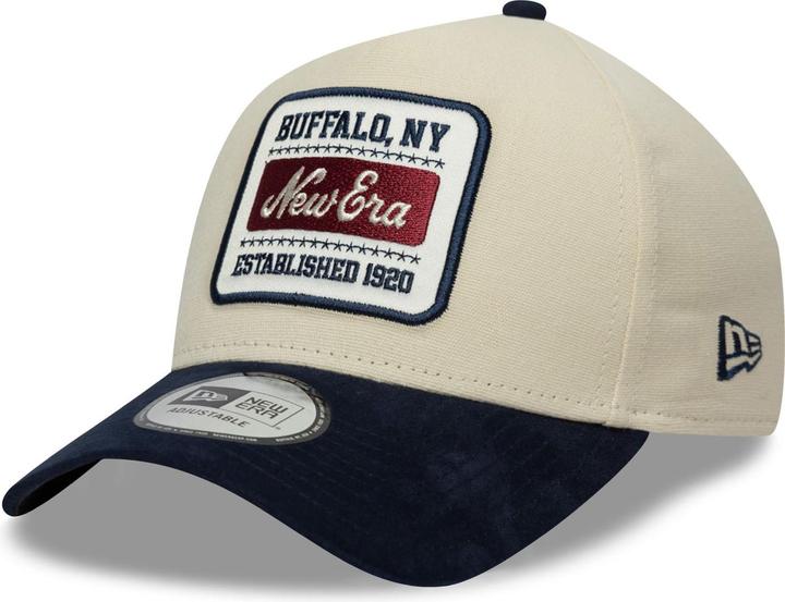 Produktbild New Era A-Frame Mesh Trucker Cap - Brand Patch Hellbeige (One Size)