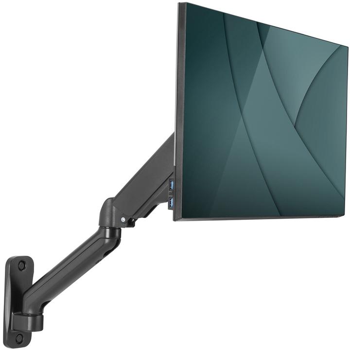Immagine prodotto Digitus Supporto a parete per monitor elettronico a molla a gas singolo Assmann (Muro, 32", 9 kg)