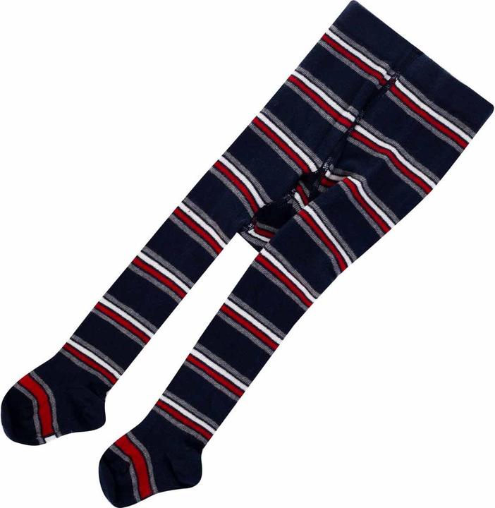 Actual product image Tommy Hilfiger Unisex Baby Stripes Tights, Blue Combo, 62/68 (62/68)