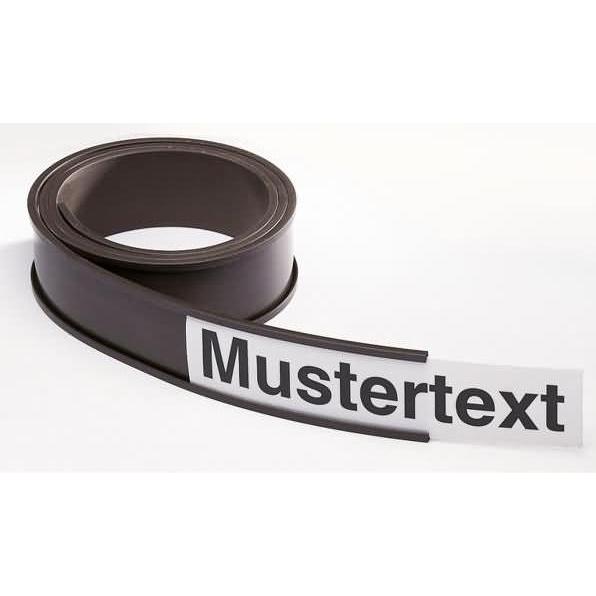 Ultradex, Zubehör Präsentieren, Einsteckstreifen für 34mm Magnetschiene auf A4 Bogen VE=90 Stück weiss