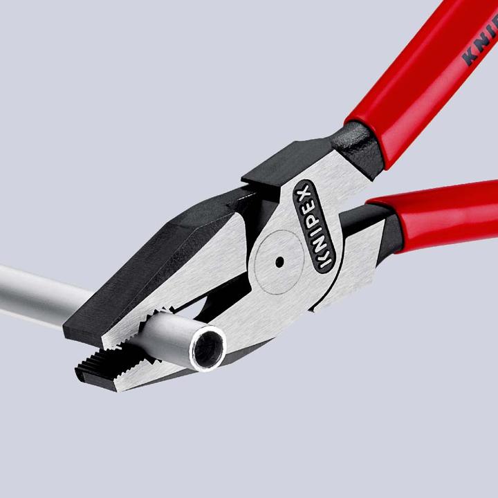Actual product image Knipex High Leverage Combination Pliers 02 02 180 SB (180 mm)
