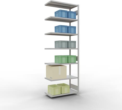 Actual product image Schulte Lagertechnik MULTIplus330 boltless bay system with length ledger