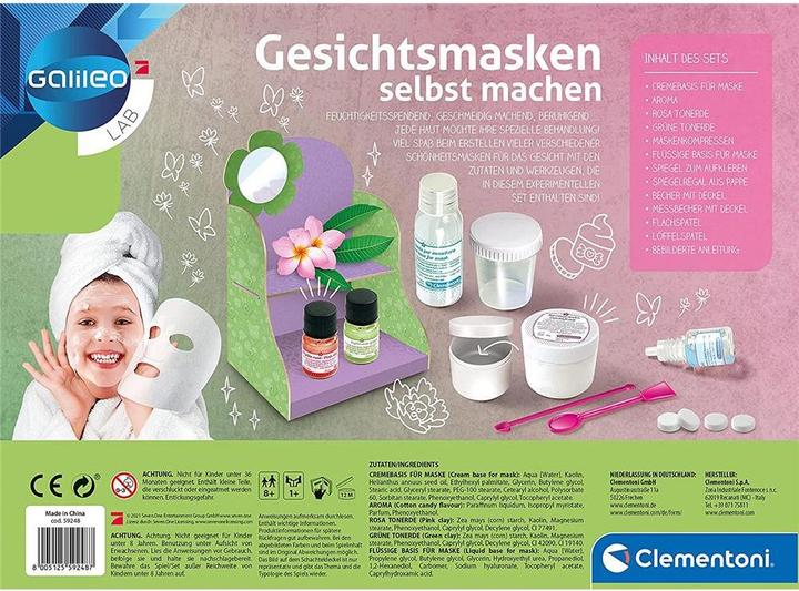 Actual product image Clementoni Make Your Own Face Masks D