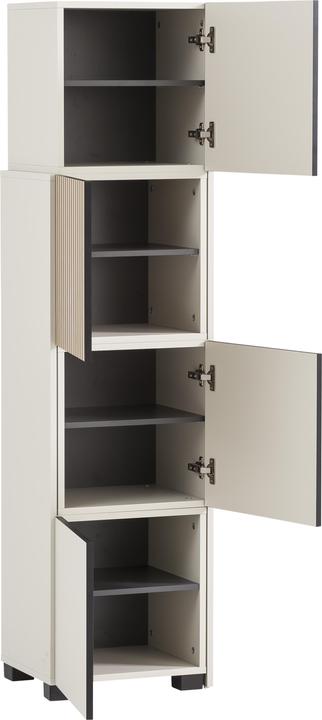 Actual product image Schildmeyer Alexa sliding shelf cream beige / acoustic decor