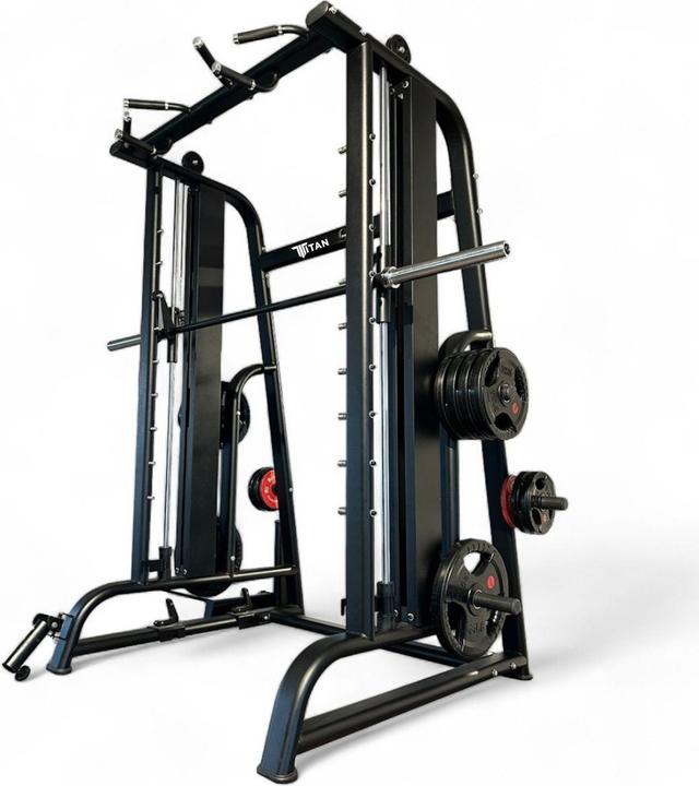 Actual product image Gladiatorfit Smith machine power rack