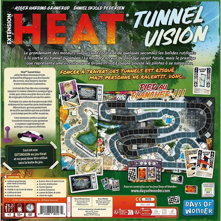 Produktbild Days of Wonder Heat Tunnel Ext. Vision (Fr) (Französisch, 1 - 7 Spieler)