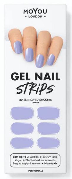 Immagine prodotto MoYou London Strisce per unghie in gel color pervinca