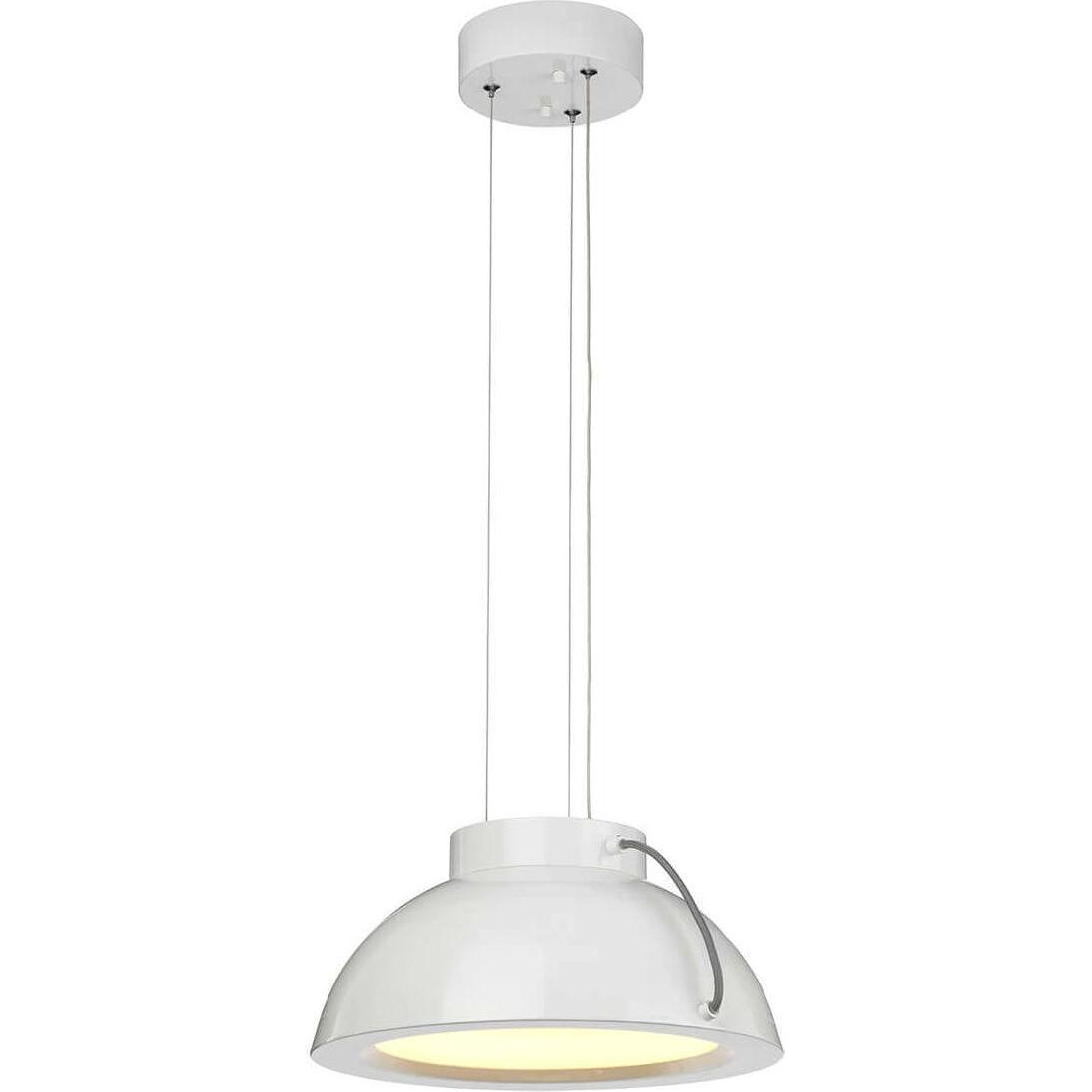 Elstead Lighting, Pendelleuchte, Europa LED Hängeleuchte Medium Weiss lackiert (938 lm)