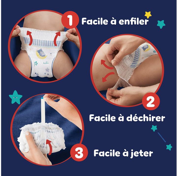 Immagine prodotto Pampers Baby-Dry Night Pants (Dimensione 6, Pacco mensile, 138 pz.)