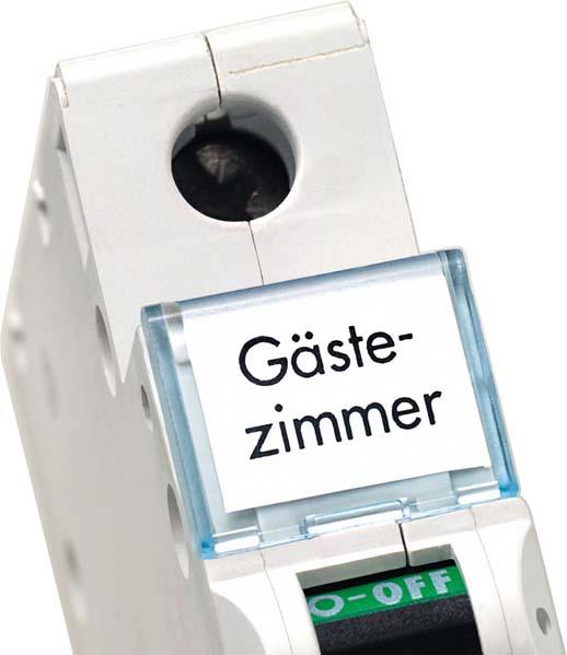 Produktbild Legrand 10 Stück (BT) Blatt m.Symbolen Text 04968 / 261434 (Weiss)