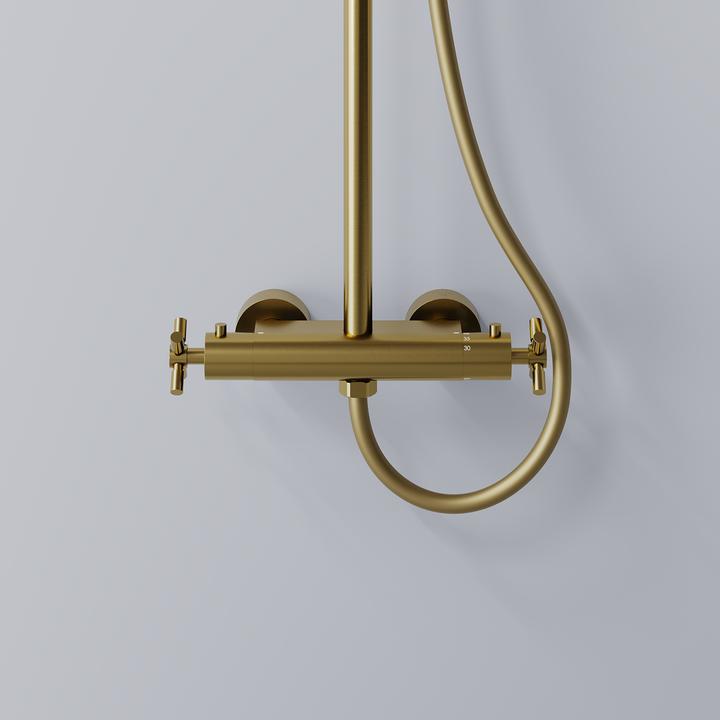 Actual product image Steinberg 250 series shower system, with thermostatic mixer, Easy Clean