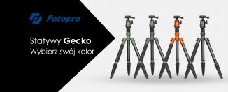 Produktbild Fotopro X Go Gecko graues Aluminium Stativ (Metall)