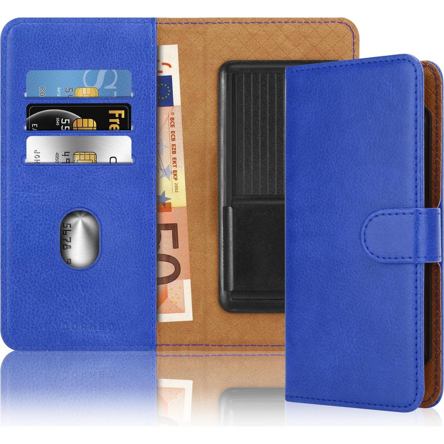Cadorabo Hülle für WIKO BIRDY Book Case Style (Wiko Birdy), Smartphone Hülle, Blau
