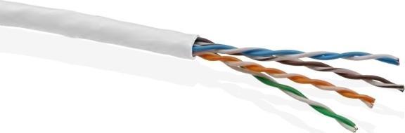 Actual product image Leviton Brand-Rex C6U-HF1-Eca-Rlx-305WH, 305 m, Cat6, U/UTP (UTP)