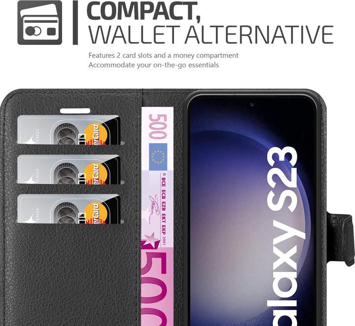 Actual product image Cadorabo Case for Samsung Galaxy S23 with Stand function (Samsung Galaxy S23)