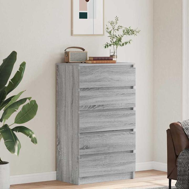 Image du produit vidaXL Schubladenschrank Grau Sonoma 60x36x103 cm (60 x 36 x 103 cm)