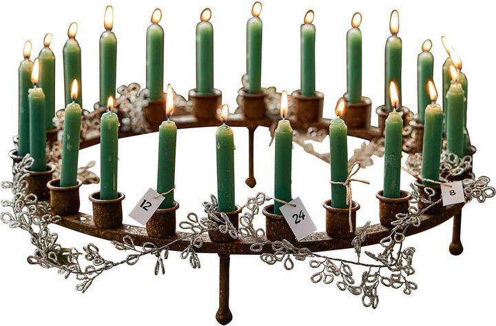 Immagine prodotto Loberon Corona di candele Margarite marrone antico (Ø 41 cm)