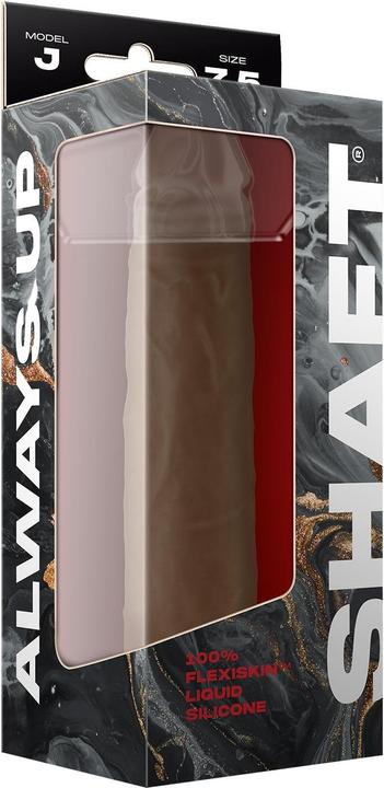 Productafbeelding Shaft Model J Flexiskin Dubbellaagse Realistische Dildo voor Diepere Penetratie Extreem Zacht Seksspeeltje