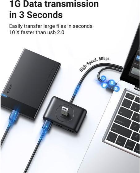 Produktbild Ugreen Hub USB 3.0 4in1 (USB-A, 4 Ports)