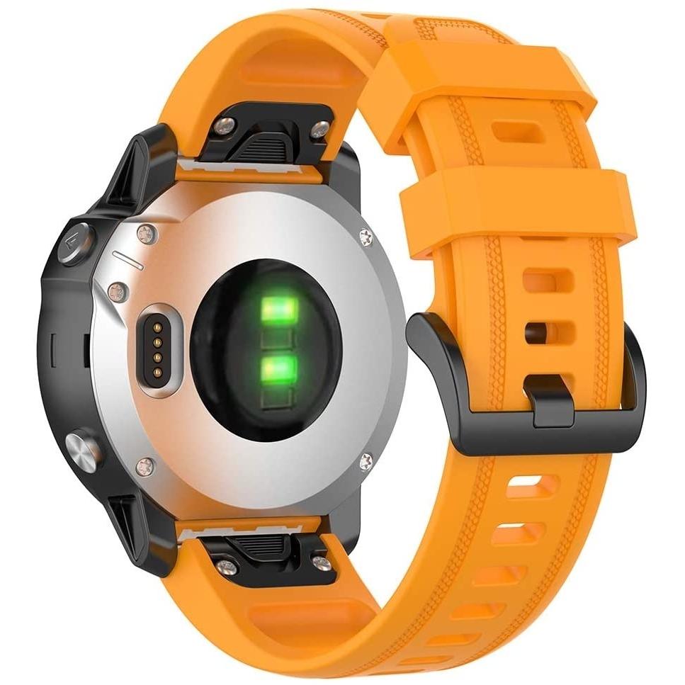 Thumbnail - Strap-it Silikonarmband (20 mm, Silikon), Uhrenarmband, Orange