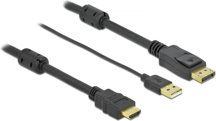 Image du produit Delock HDMI (Typ A)| USB A — DisplayPort (7 m)