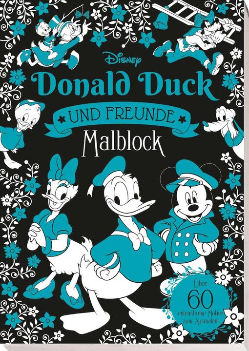 Panini Disney Donald Duck und Freunde: Malblock: über 60 entenstarke Motive zum Ausmalen!