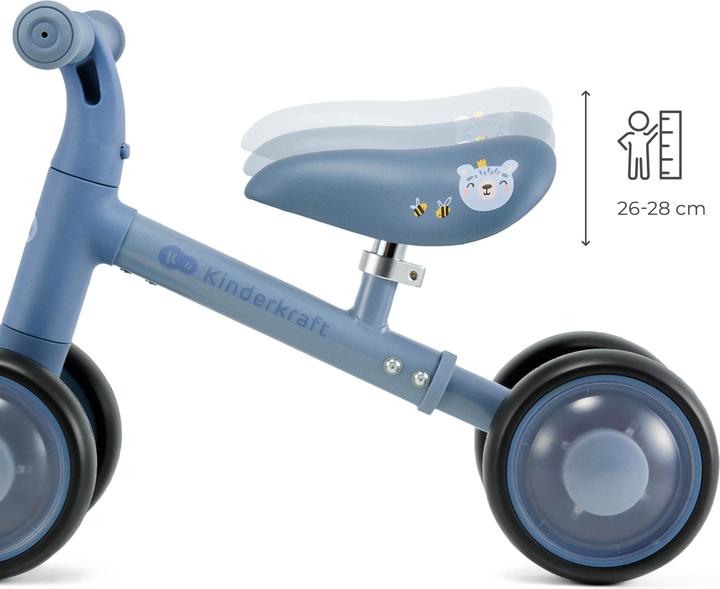 Produktbild KinderKraft mini balance bike CUTIE FLASH Blue
