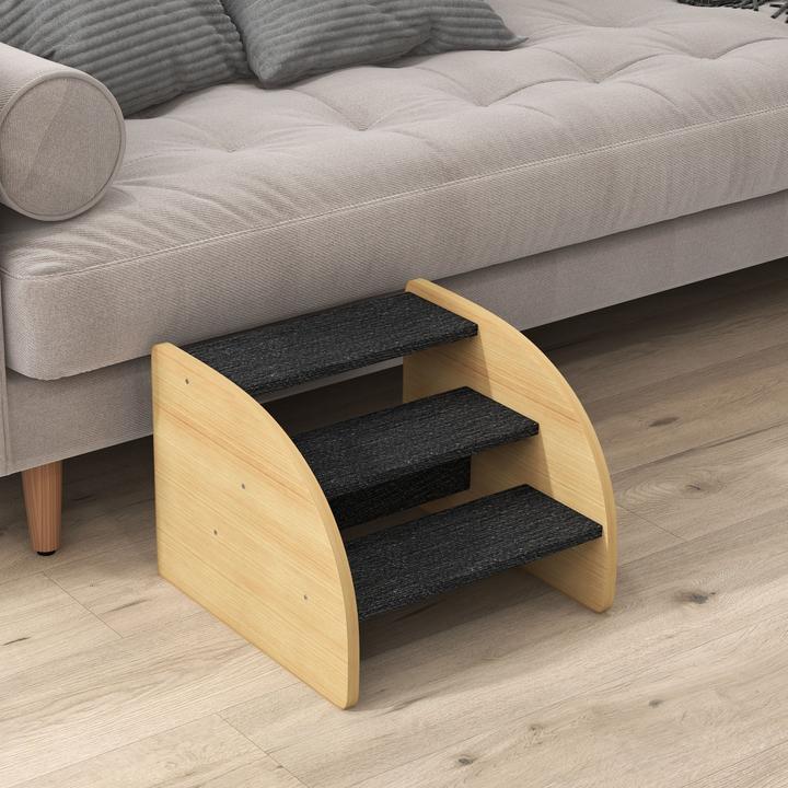 Actual product image PawHut Dog staircase with 8-9.5 cm step risers (Dog, Foldable)