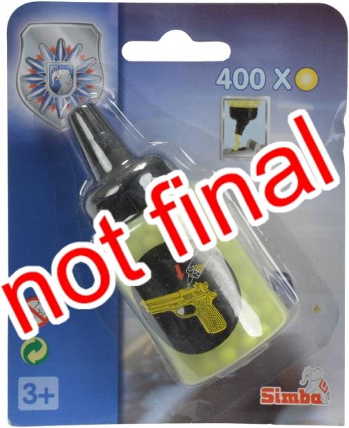 Actual product image Simba 400 balls in refill can