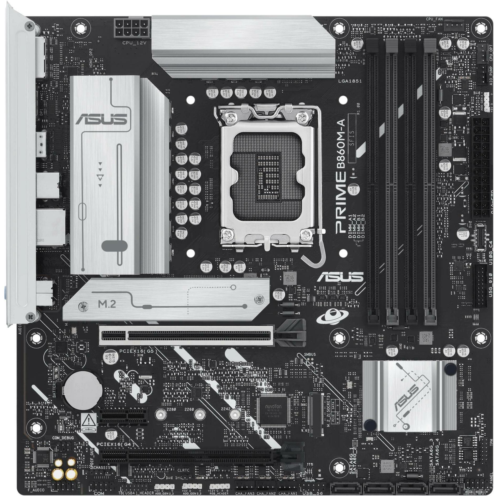 ASUS PRIME B860M-A-CSM (LGA 1851, Intel B860, mATX), Mainboard