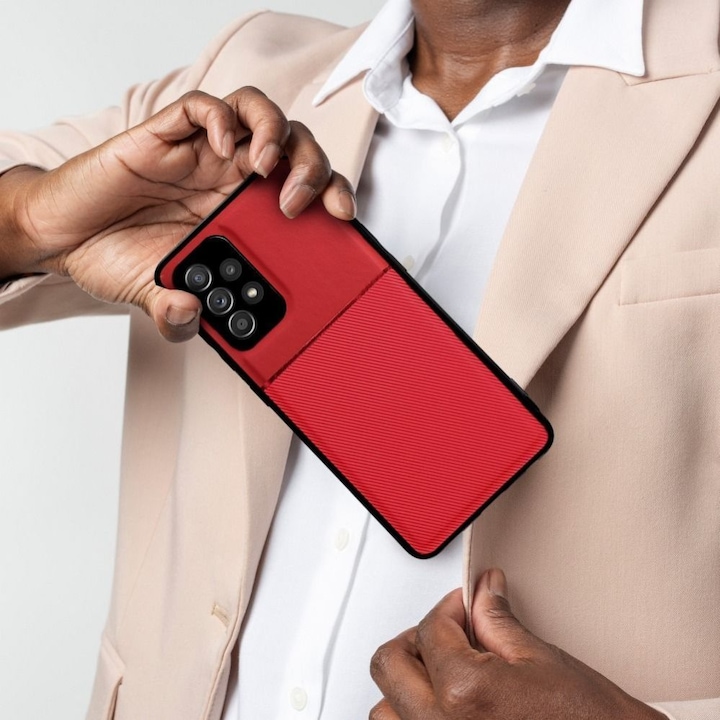 Produktbild Forcell SM Noble Case Galaxy A22 5G rot (Samsung Galaxy A22 5G)