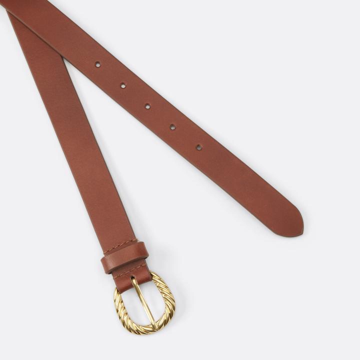 Actual product image La Redoute Collections Ledergürtel mit verzierter Schnalle