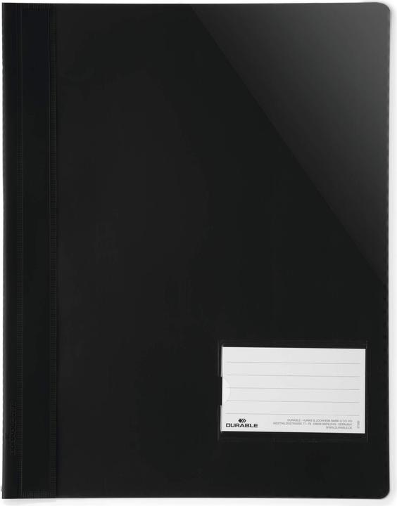 Image du produit Durable 25 Classeurs à levier en plastique noir DIN A4 extra large (A4, 25x)
