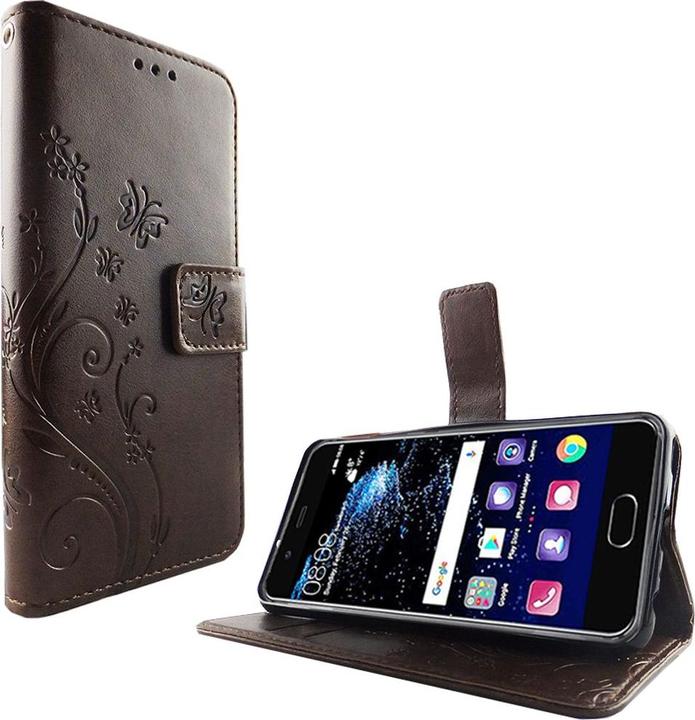 Produktbild König Design Hülle Handy Schutz für Huawei P10 Case Cover Tasche Wallet Etui Handyhülle Neu (Haier P10)