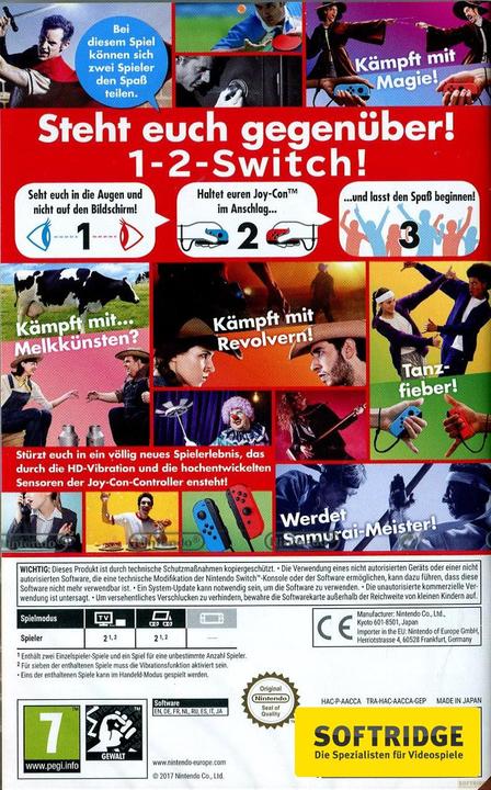 Actual product image Nintendo 1, 2, Switch (Switch, DE)