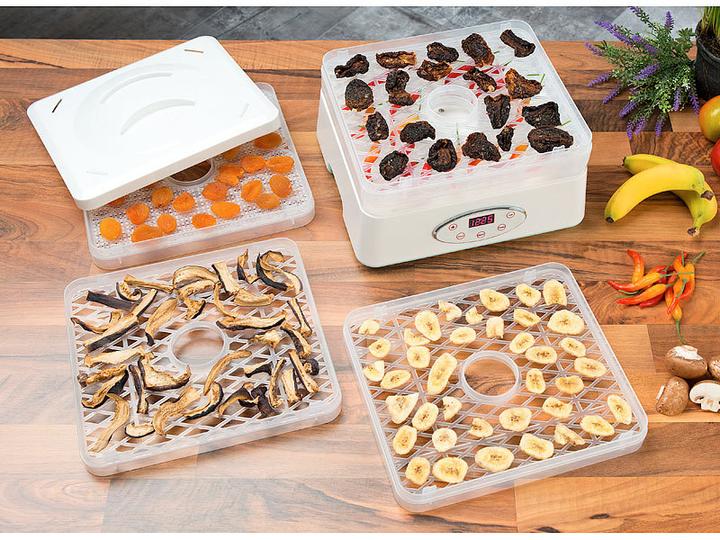 Actual product image Rosenstein & Söhne Dehydrator with 5 dehydrator inserts & timer