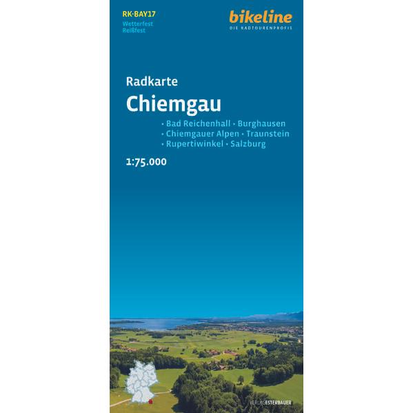 Radkarte Chiemgau (RK-BAY17), Landkarte