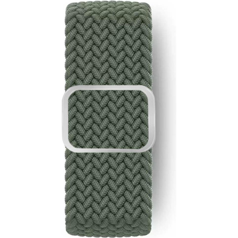 Thumbnail - Cover-Discount Apple Watch 44/45/46/49mm - Nylon Stoff Ersatzarmband geflochten (Nylon), Uhrenarmband, Grün