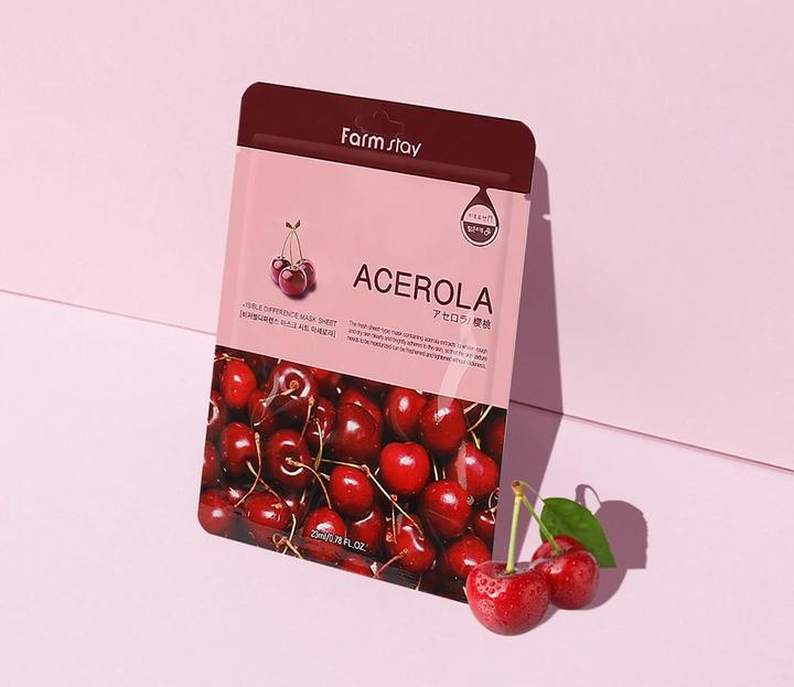 Actual product image Farm Stay Visible Difference Mask Sheet Acerola