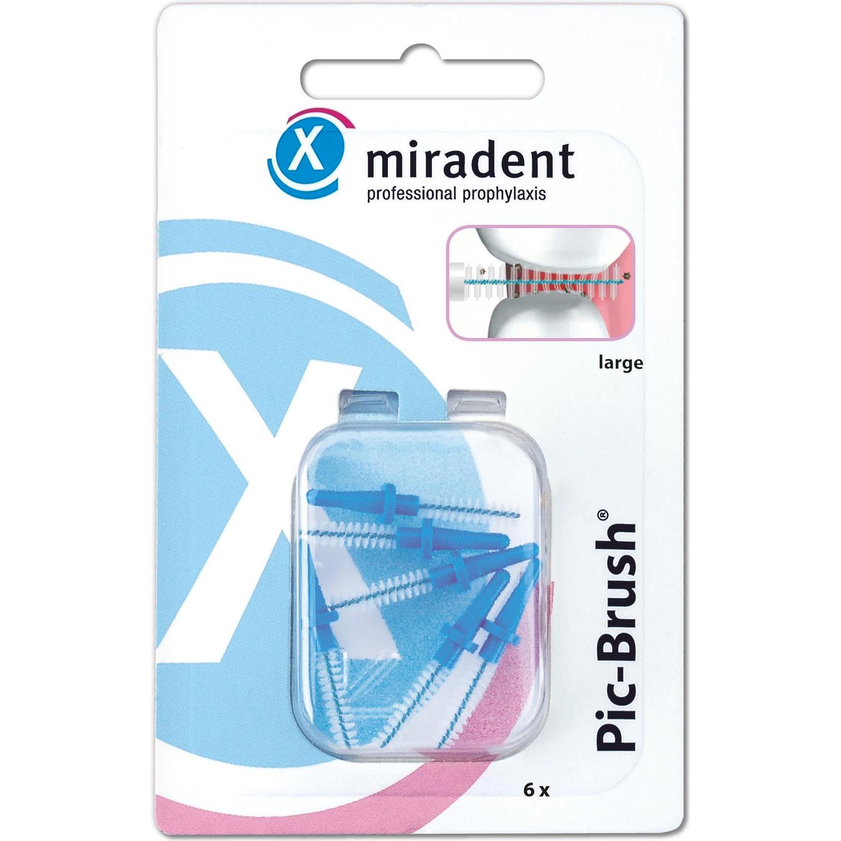 Thumbnail - Miradent, Interdentalbürste, Pic-Brush Refill Ersatzbürsten (6 x)
