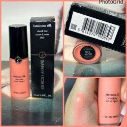 Actual product image Giorgio Armani Luminous Silk Cheek Tint 50.5 (50.5 Rosy Peach)