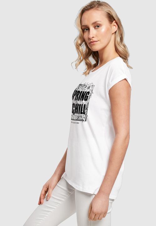 Produktbild Merchcode Ladies Spring And Chill Extended Shoulder Tee - 113645 (XL)