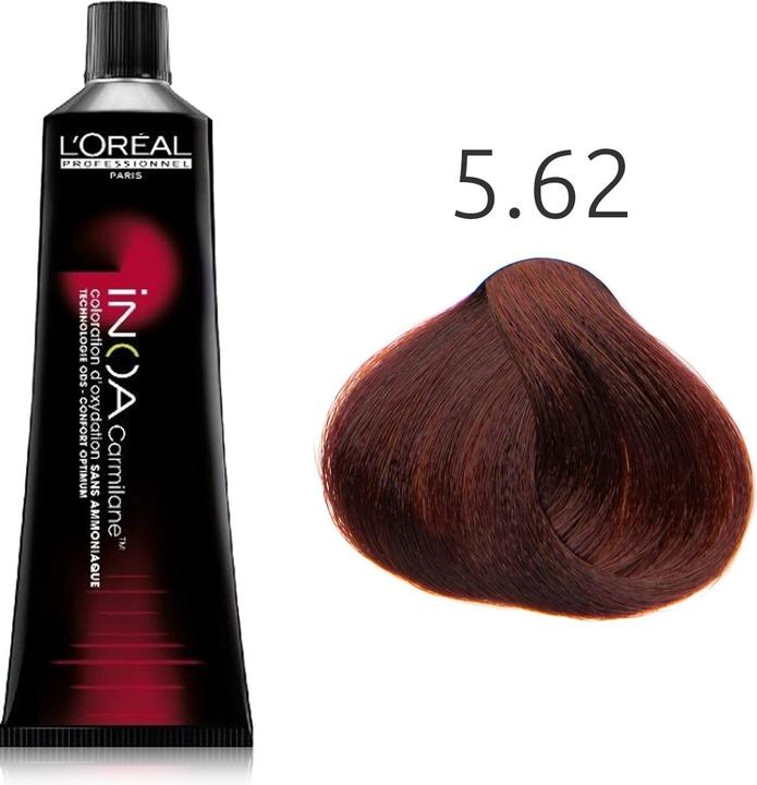 Immagine prodotto L'Oréal Professionnel Loreal Inoa Senza Ammoniaca Colore Permanente per Capelli Originale 5.62/5RV (5.625RV)